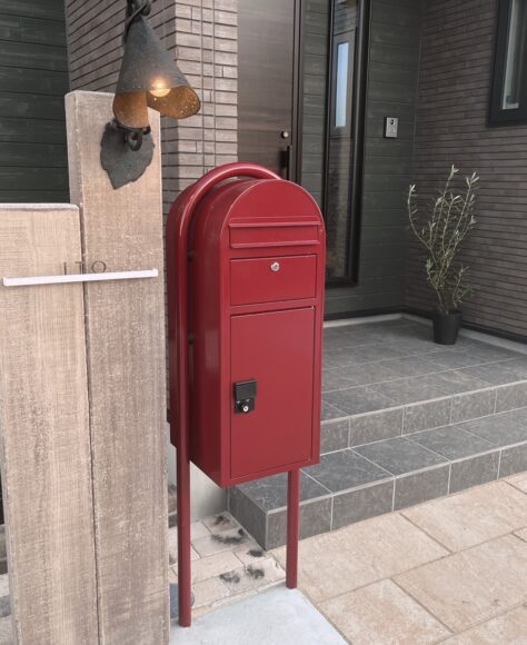 レッドボビがお出迎え